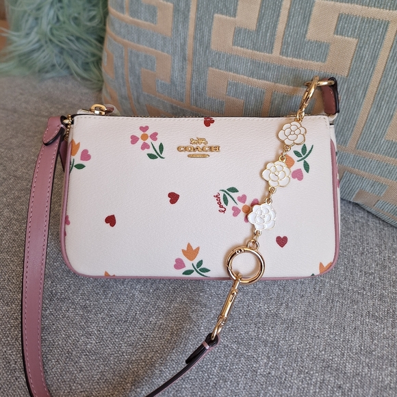 Coach Handbags - NWT Coach  Nolita 19 In Signature Canvas With Heart Petal Print+ extende…